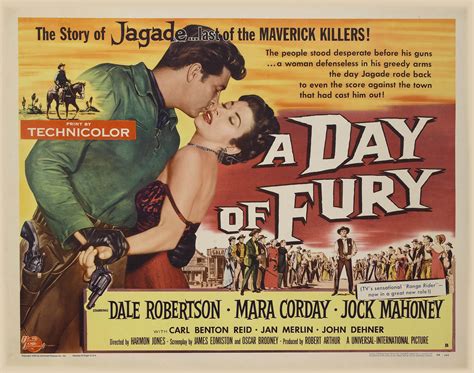 a day of fury 1956 cast